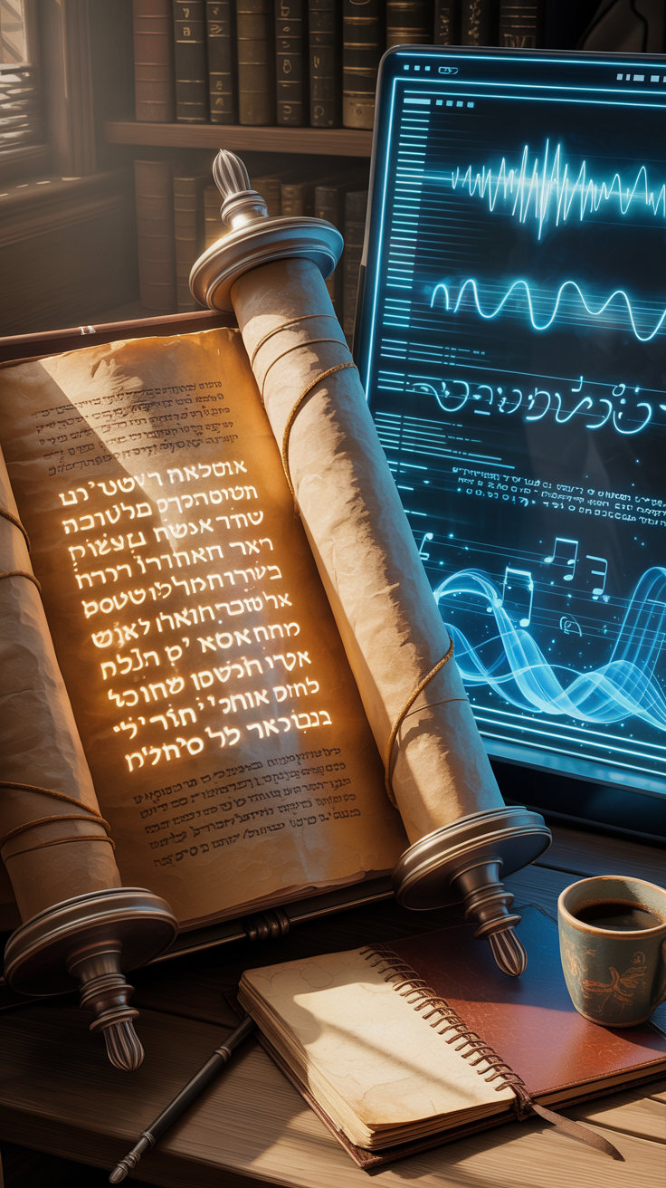 Ancient scroll meets modern remix technology